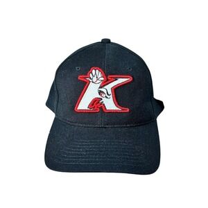 Kudzu Kannapolis Intimidators Snapback Hat Unisex One Size Black Milb Baseball